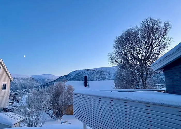 Spacious House - Free Parking - King Beds Villa Tromsø