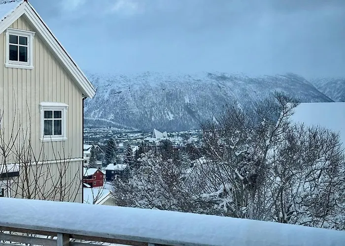 Vila Spacious House - Free Parking - King Beds Tromsø